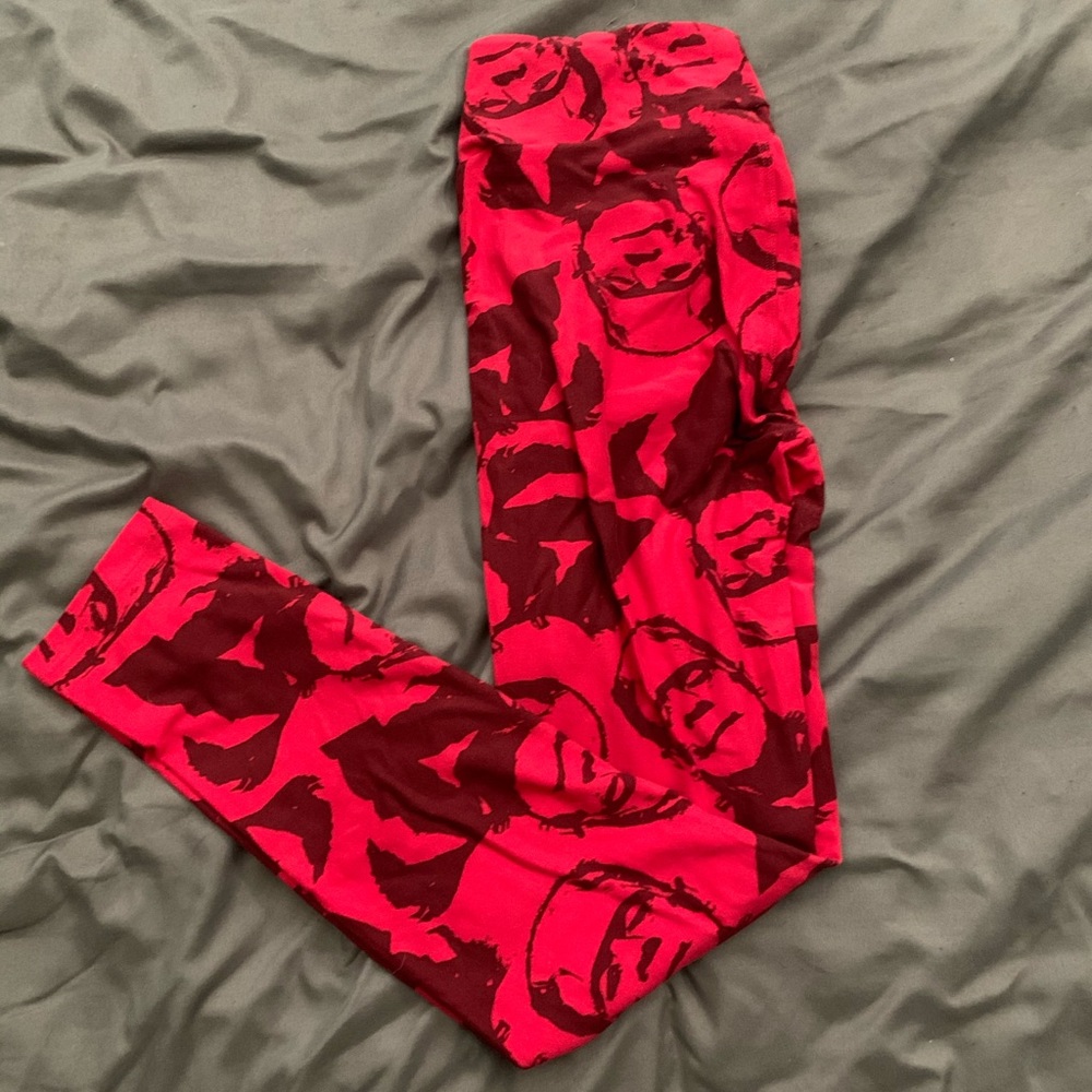 Red Frankenstein Lularoe Leggings